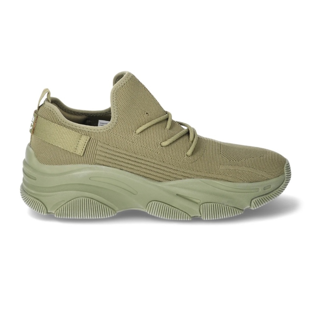 Madden NYC Men's Fashion Casual Olive Green Sneakers - Picture 2 of 4